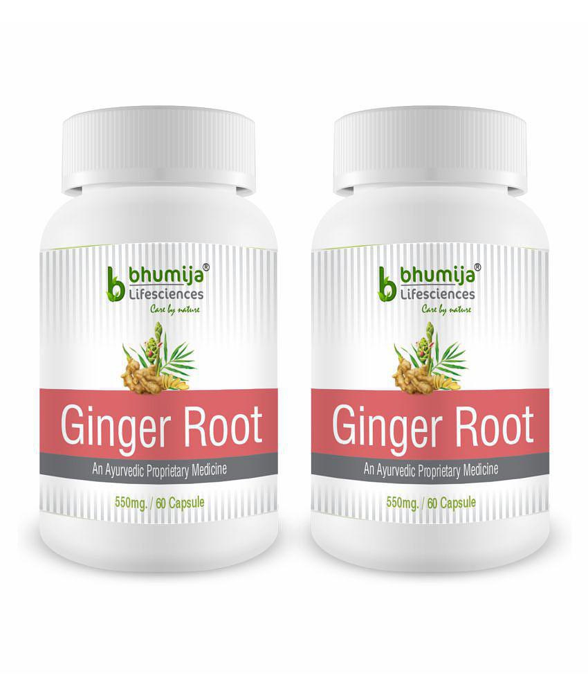 BHUMIJA LIFESCIENCES Ginger Root Capsules 120 no.s