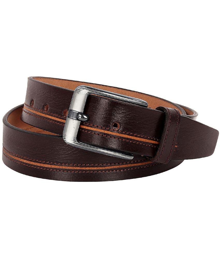 Elegant Men Leather World - Leather Mens Casual Belt ( Pack of 1 ) - None 2025 at ShopCircuit | 