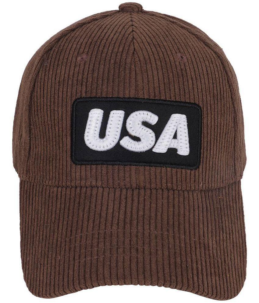 Sophisticated Men valdez Brown Cotton Blend Mens Cap ( Pack of 1 ) - Brown 2025 at ShopCircuit |