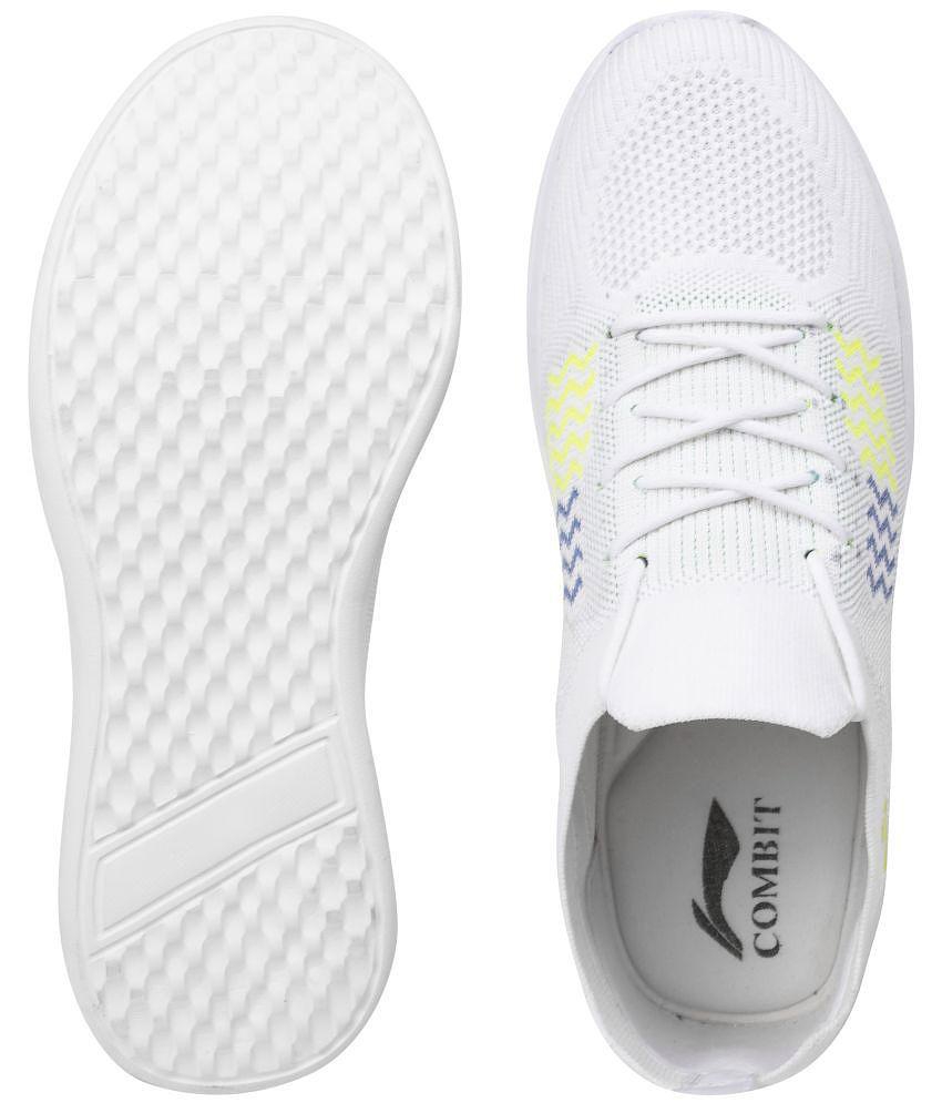 New Women Combit - TRUMP-01_WHITE-C GRN White Mens Sports Running Shoes - None 2025 at ShopCircu