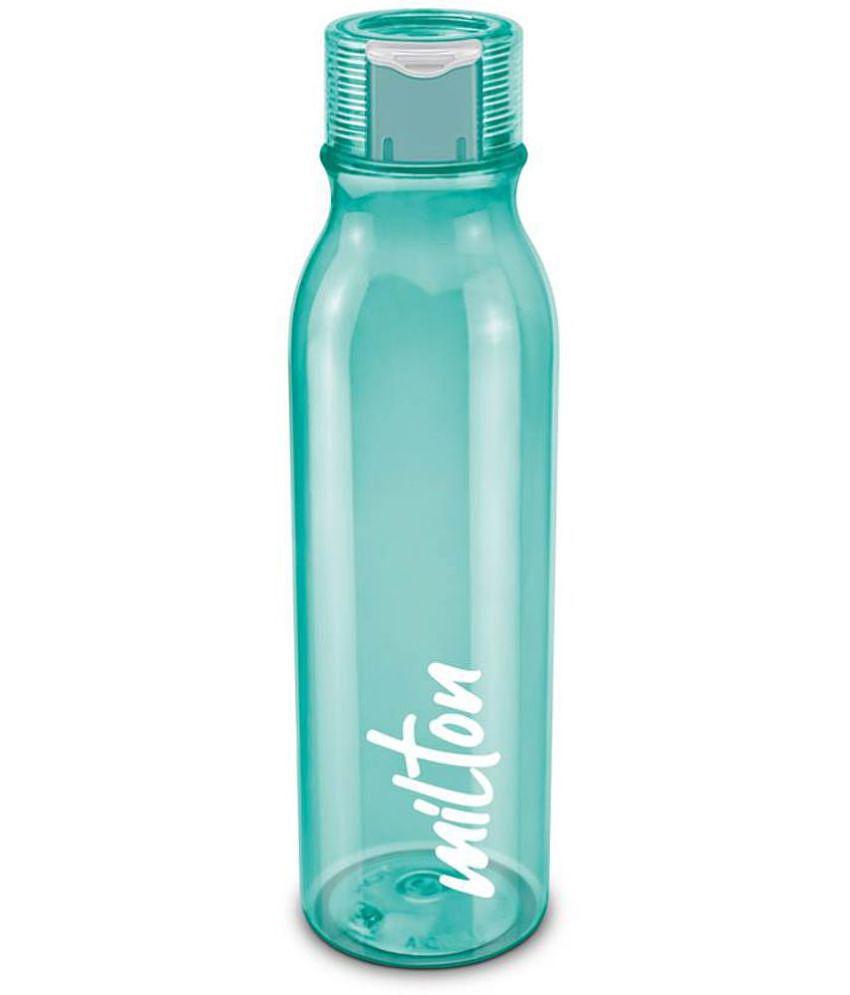 Milton Name Tag 1000 Water Bottle, 958 ml, Green | BPA Free | 100% Leaf Proof | Office Bottle | Gym Bottle | Home | Kitchen | Travel Bottle | Hiking | Treking Bottle - Green