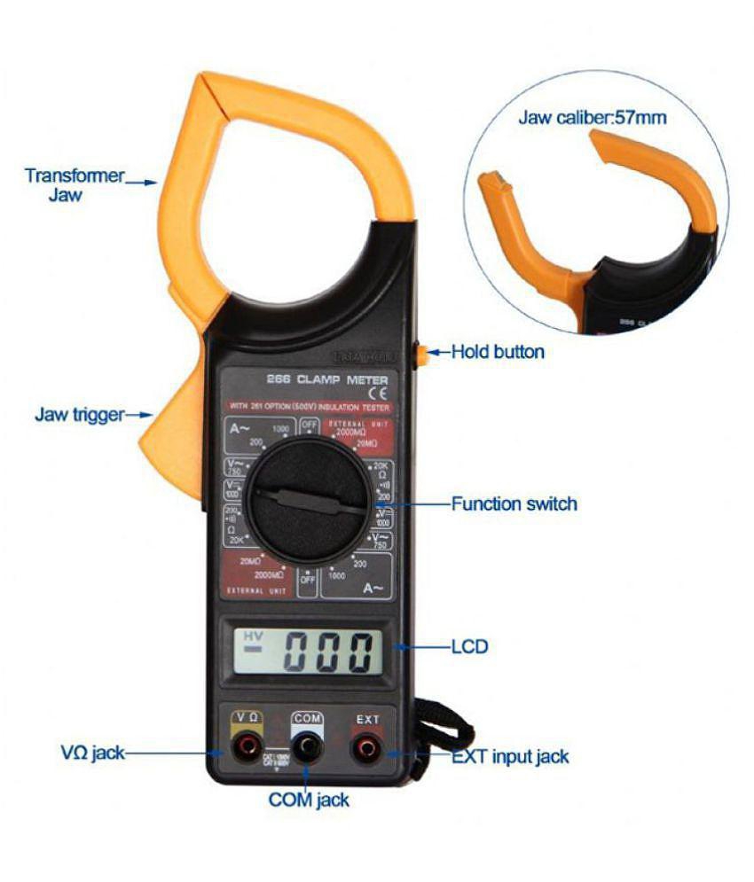 Electric Testing Meter Digital Clamp Meter