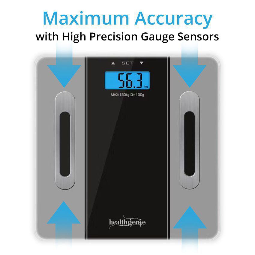 Healthgenie Digital Personal Body Fat Analyzer - Grey