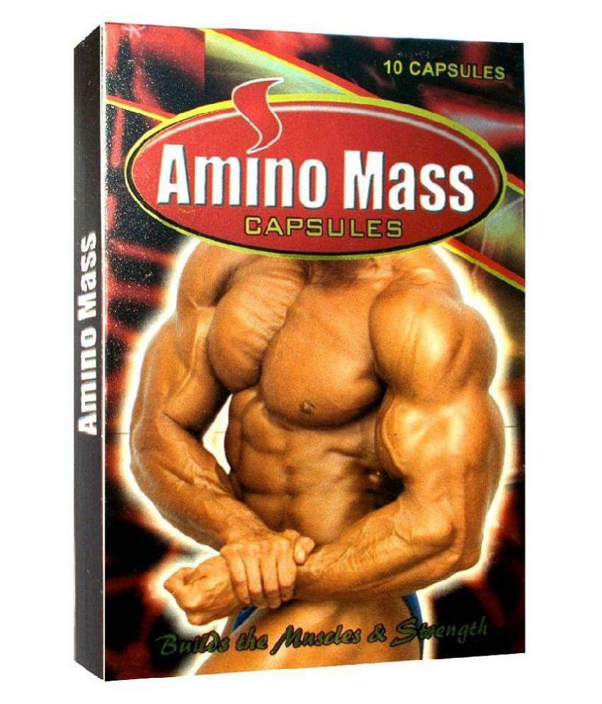 Rikhi Amino Mass Weight Gainer (10x10=100) Capsule 10 no.s Pack Of 10