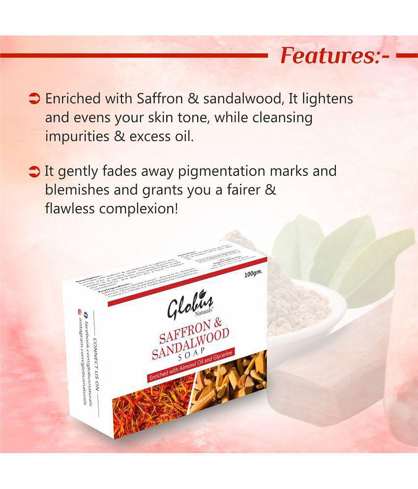 Globus Naturals - Skin Whitening Bathing Bar for Combination Skin (Pack of 3)