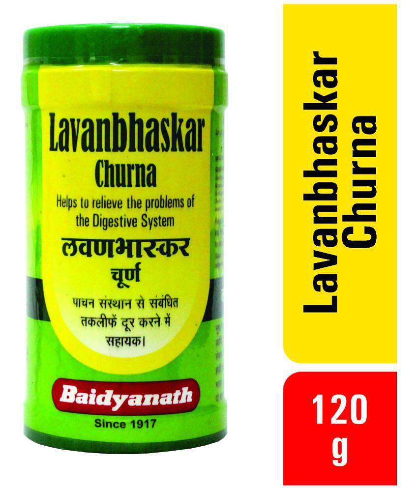 Baidyanath LavanBhaskar Churna 120 Gm (Pack Of 2) Constipation Relief, Healthy Digestion