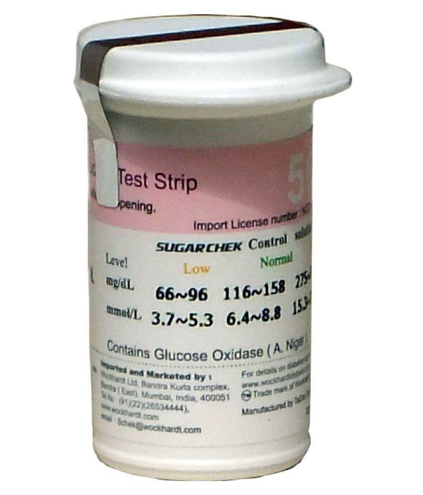 Sugarchek Glucometer Strips 50 T TD-4207