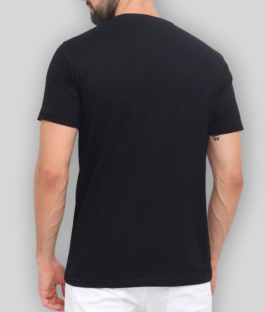 Latest Men SKYRISE - Black Cotton Slim Fit Men's T-Shirt ( Pack of 1 ) - None 2025 at ShopCircui