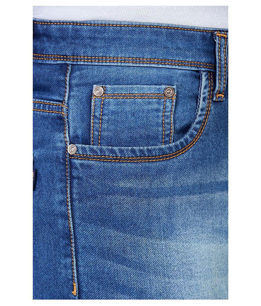 HASASI JEANS - Blue 100% Cotton Regular Fit Men's Jeans ( Pack of 1 ) - None