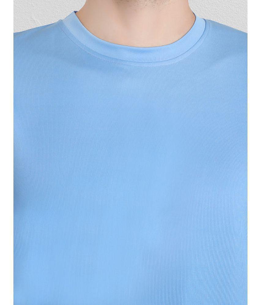 Exclusive Men Ben Toi - Sky Blue Polyester Regular Fit Mens T-Shirt ( Pack of 2 ) - None 2025 at