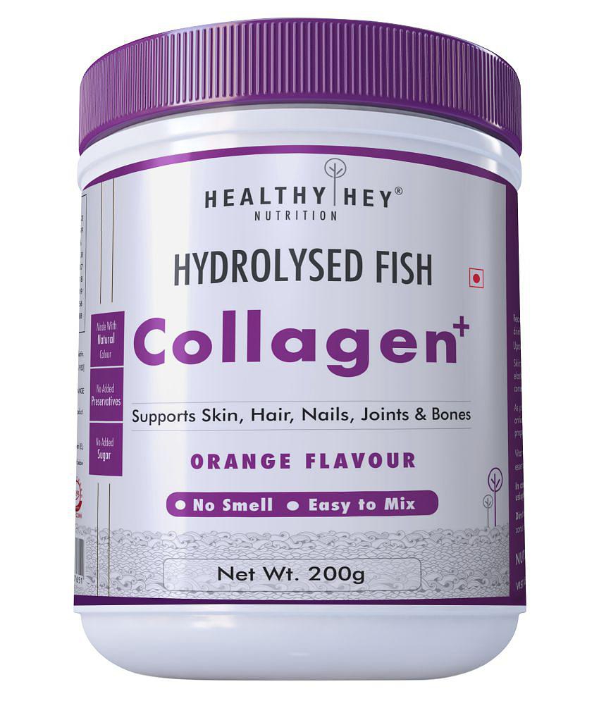 HEALTHYHEY NUTRITION Collagen PowderHydrolyzed Fish Collagen 200 gm