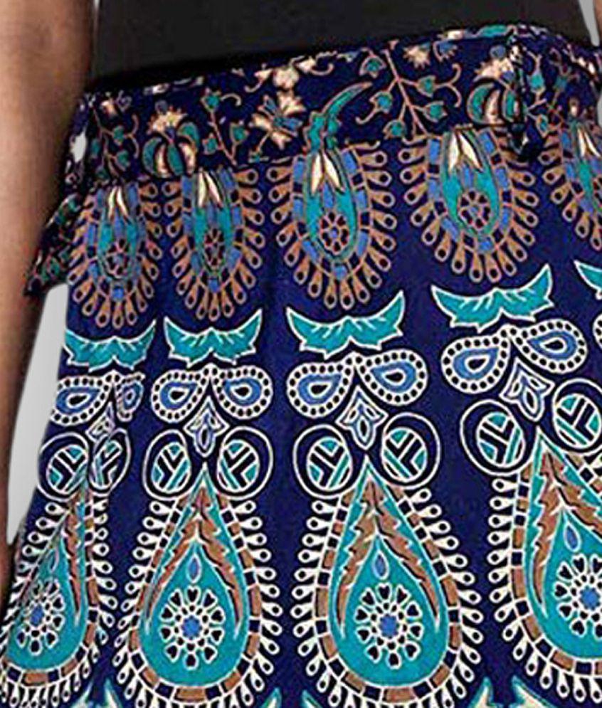 Premium Men Frionkandy - Multicolor Cotton Women''s A-Line Skirt ( Pack of 1 ) - 28-36 2025 at S