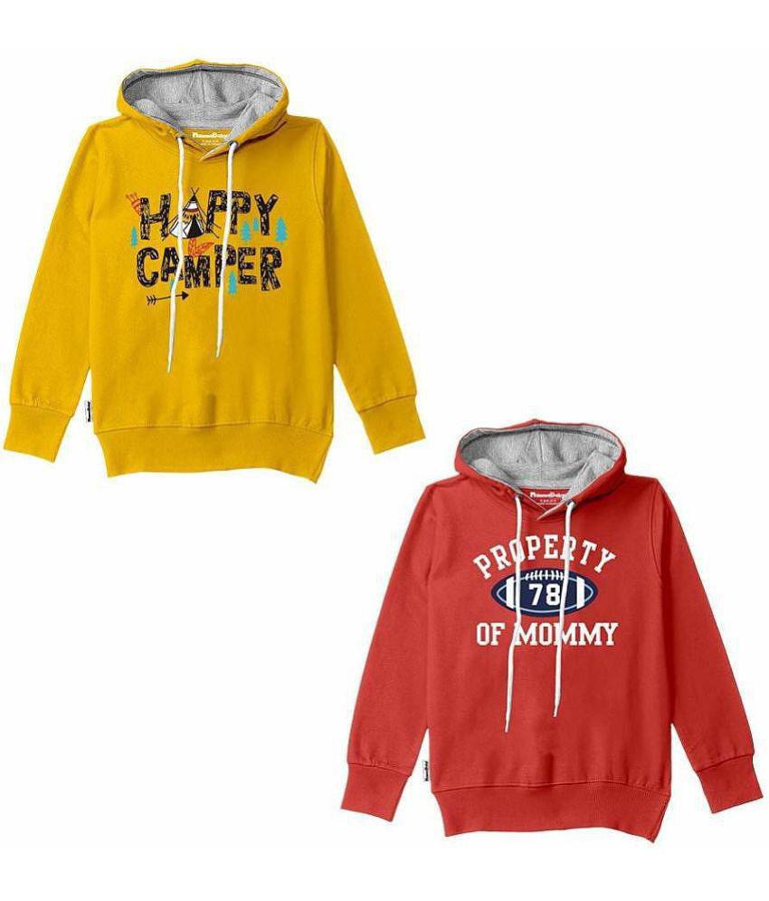 NammaBaby - Multi Color Cotton Blend Boys Sweatshirt ( Pack of 2 ) - None