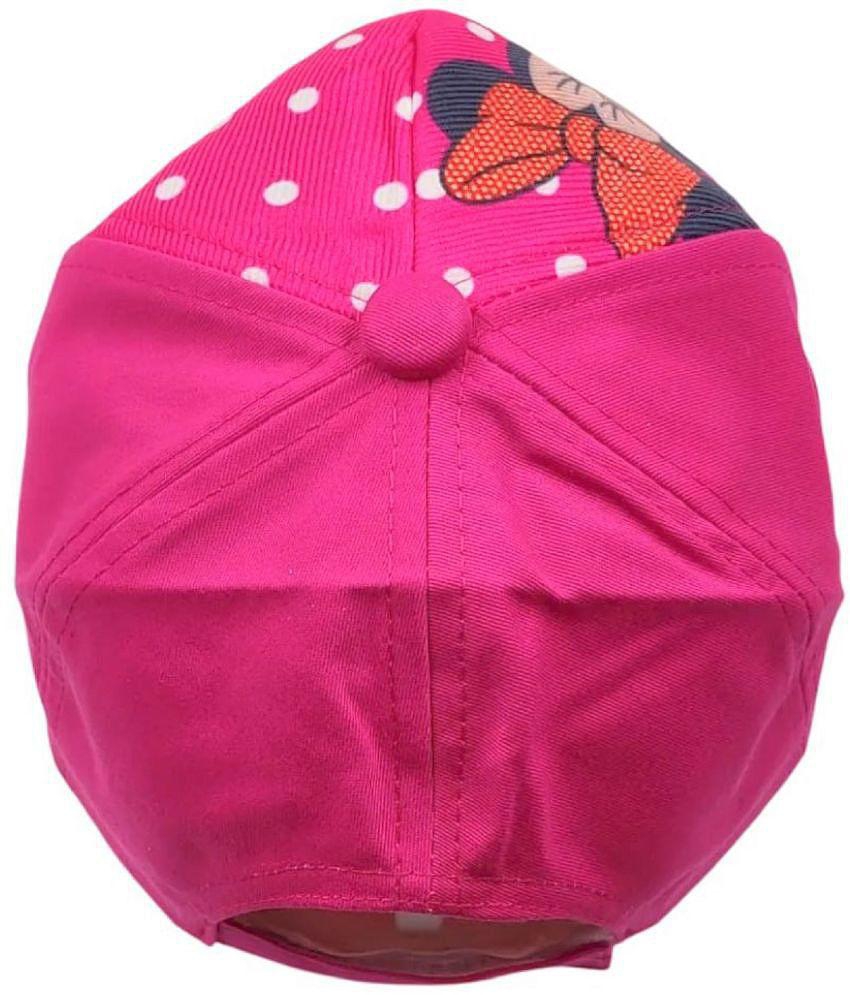 Buy Online Garg Store Zacharias Girl's Kids Cotton Cap kc-14-Dark-Pink- (Pack of 1) (1-4 Years) - None