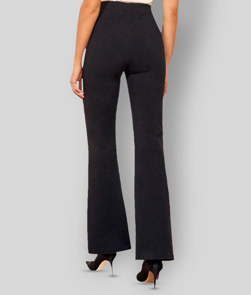 Affordable Men Addyvero - Black Cotton Blend Bootcut Fit Womens Bootcut Pants  ( Pack of 1 ) - 3