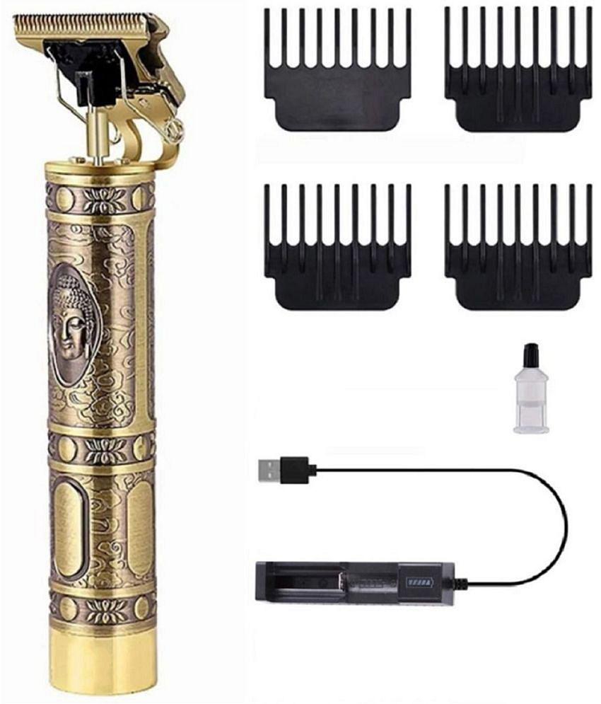 NBOX - T9 Hair Trimme Gold Cordless Beard Trimmer With 60 minutes Runtime