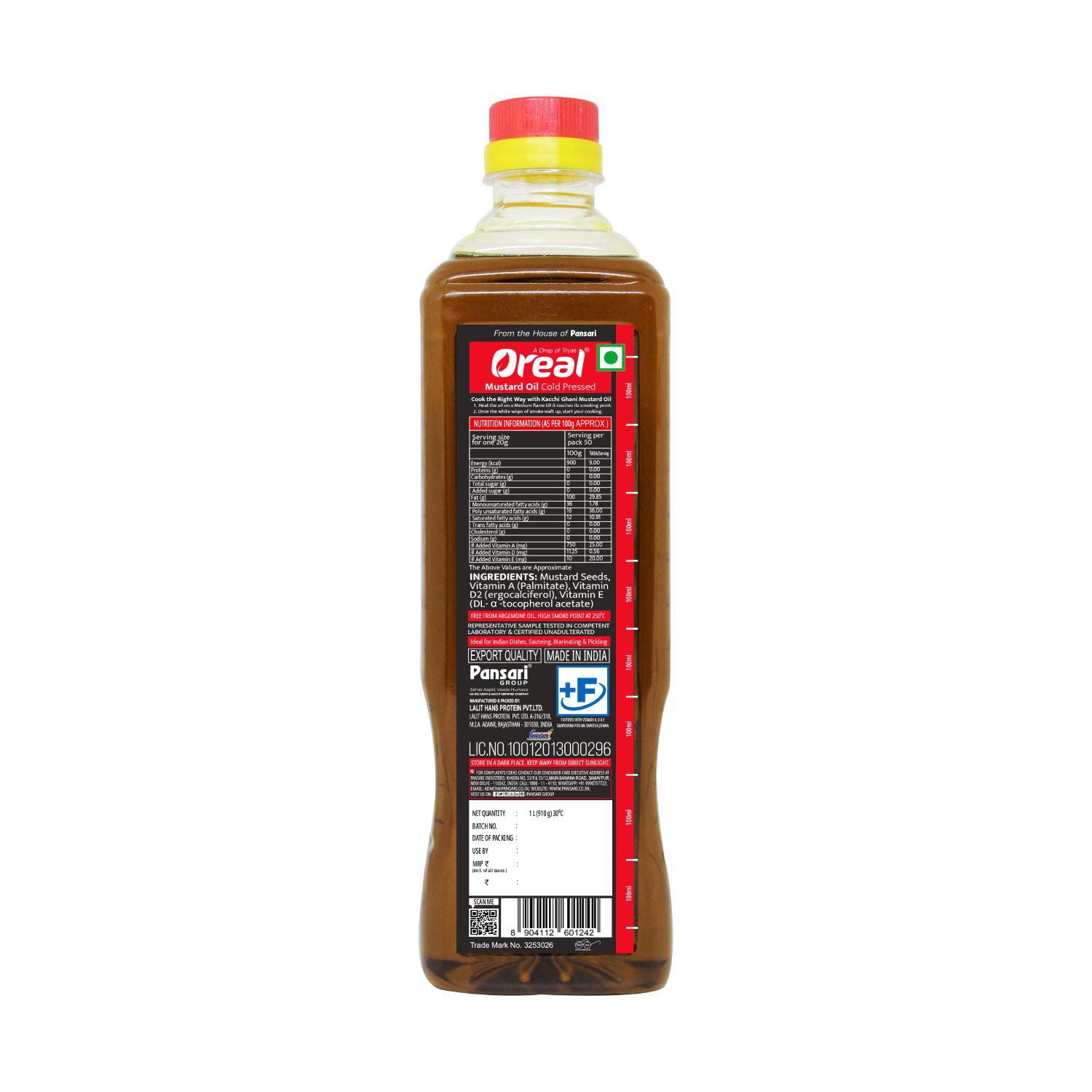 OREAL MUSTARD 1 LTR