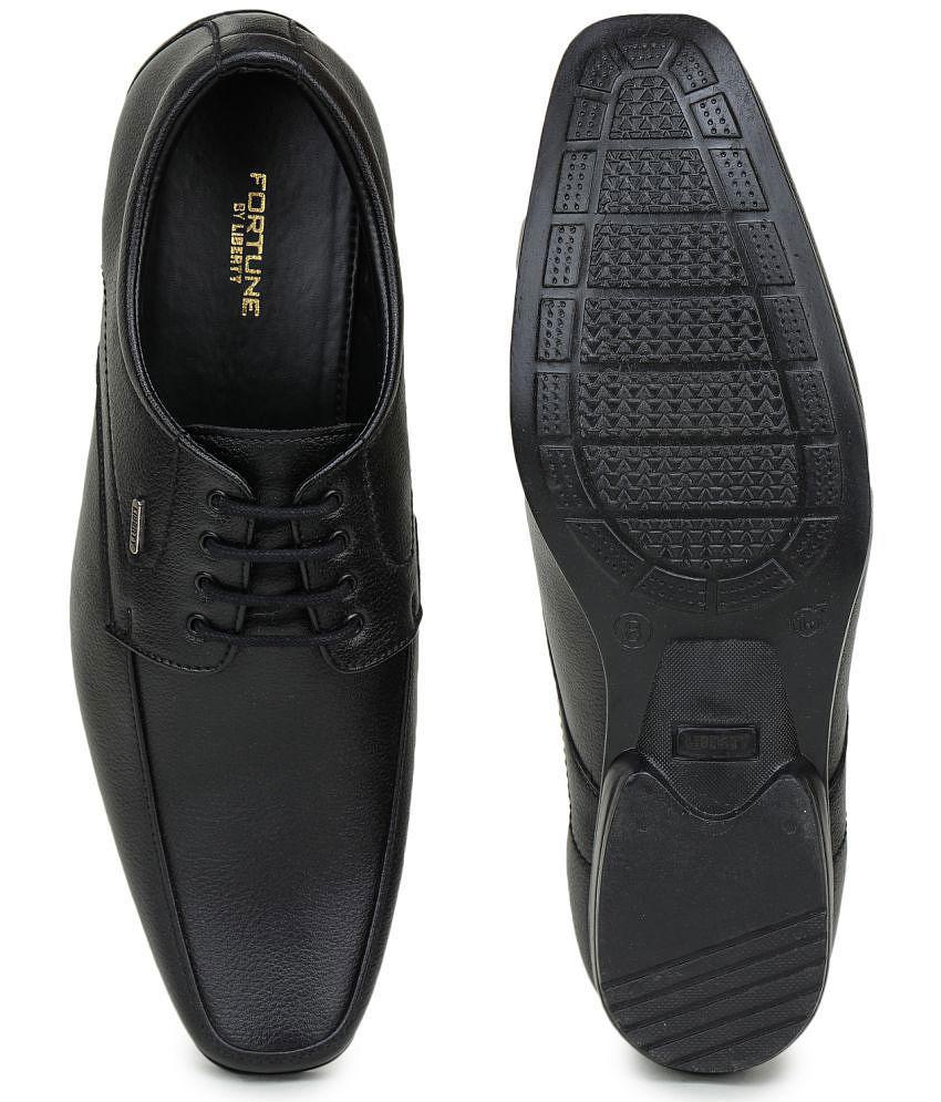 Top Men Liberty - Black Men's Derby Formal Shoes - None 2025 at ShopCircuit | ONDC
