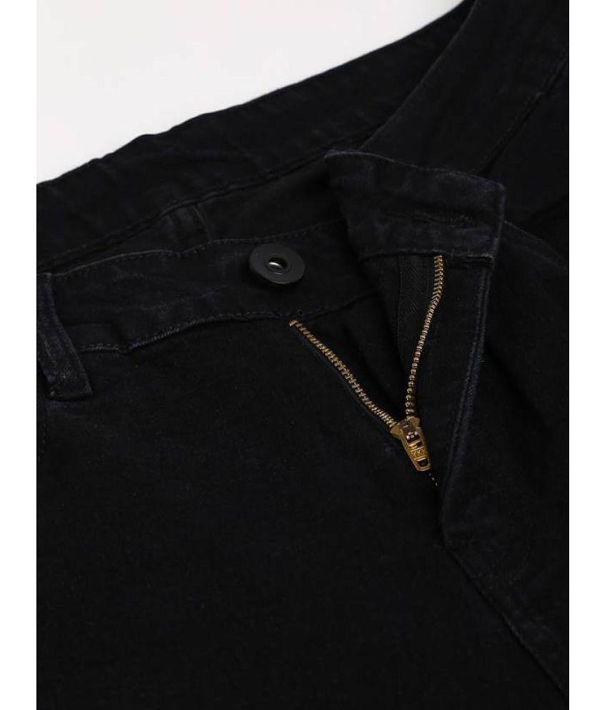 Stylish Men Dennis Lingo - Black Cotton Blend Slim Fit Mens Jeans ( Pack of 1 ) - None 2025 at S