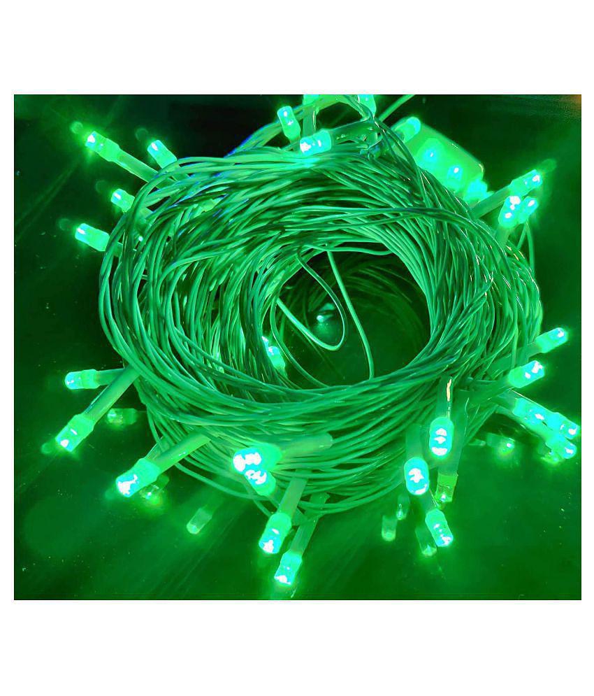 MIRADH 15Mtr 50 Pixel Led Diwali Christmas String Lights - Green