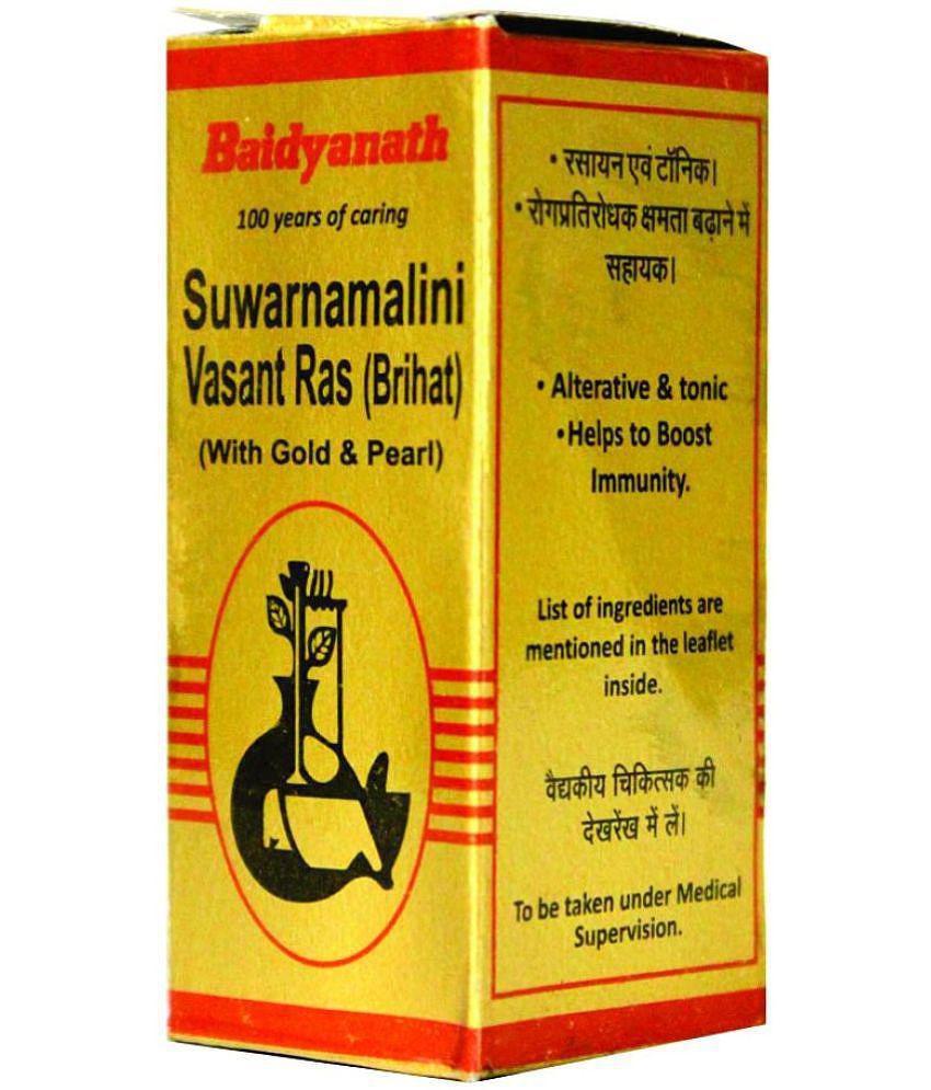 Baidyanath Swmalinibasant with Gold & Pearl Tablet 25 no.s