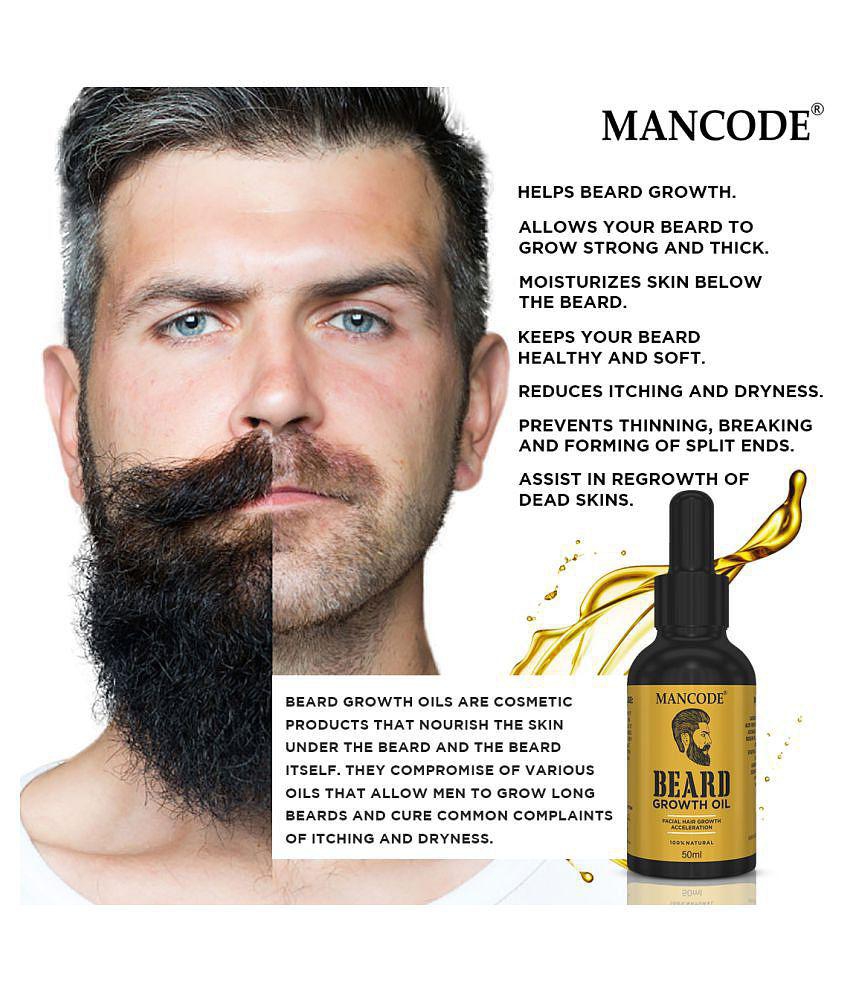 Mancode Beard Growth Oil 50 ml Pack of 1