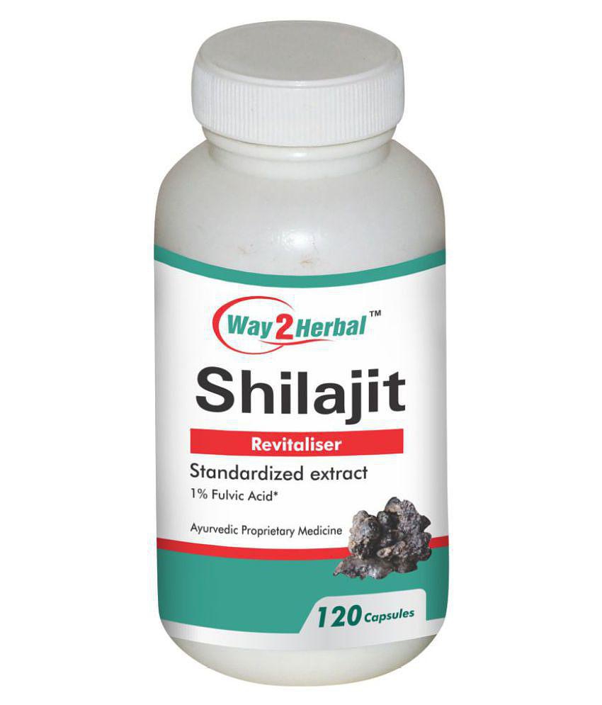 Way2Herbal Shilajit 120    Capsule 240 mg