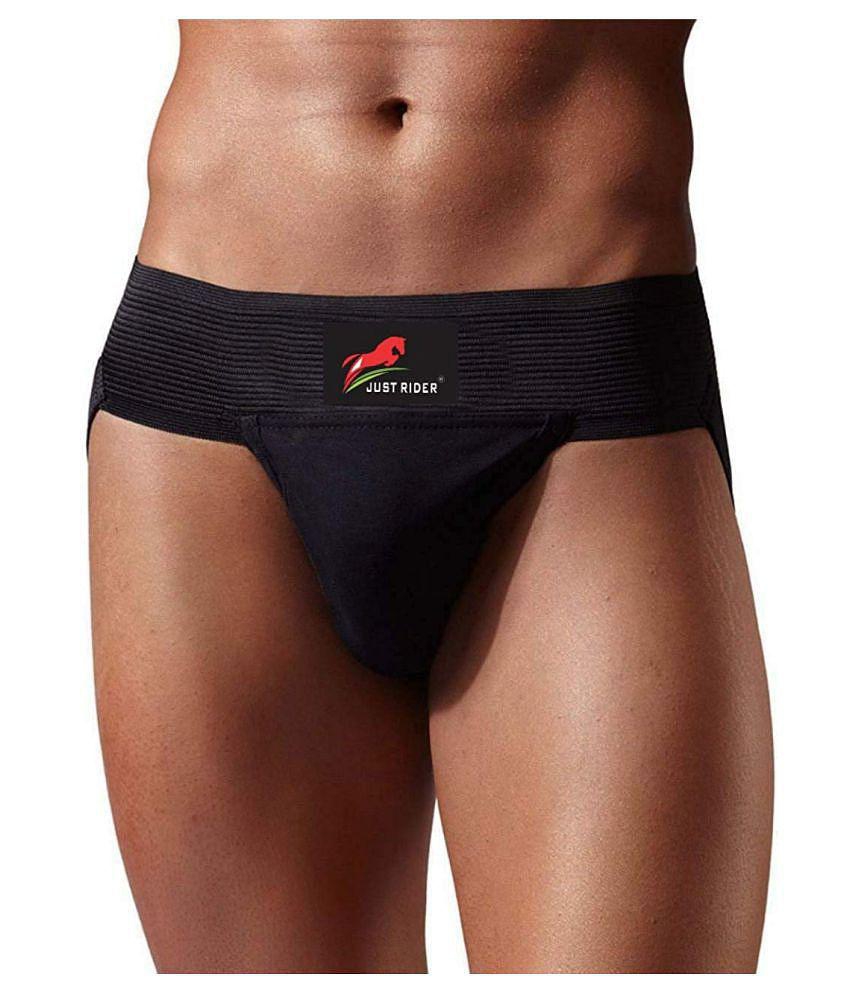 Just rider Gym Cotton Supporter with Cup Pocket Athletic Fit Brief Multi Sports Underwear Outdoor Inner and Wear medical supporter - XL