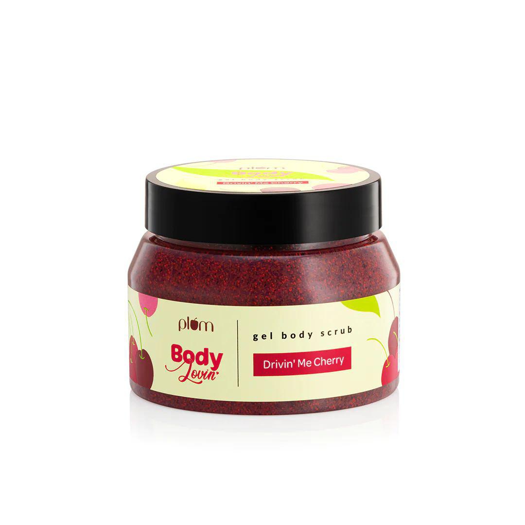 Drivin' Me Cherry Gel Body Scrub by Plum BodyLovin'