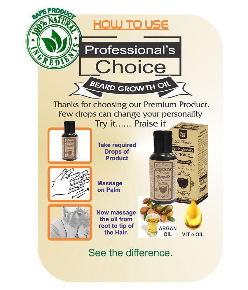 Professional's Choice Dr.THAPARs Beard Oil Argan VitE 50 ml