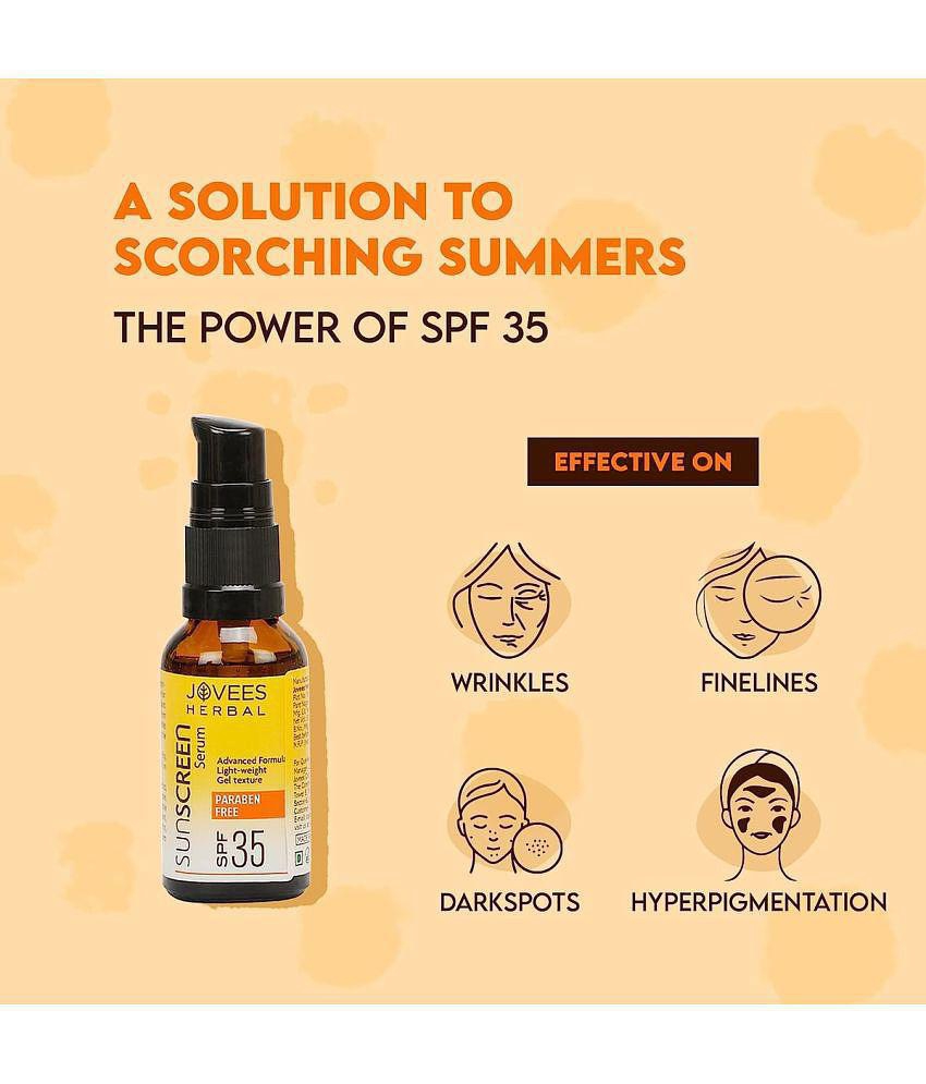 Jovees Herbal - SPF 35 Sunscreen Oil For Oily Skin ( Pack of 1 )