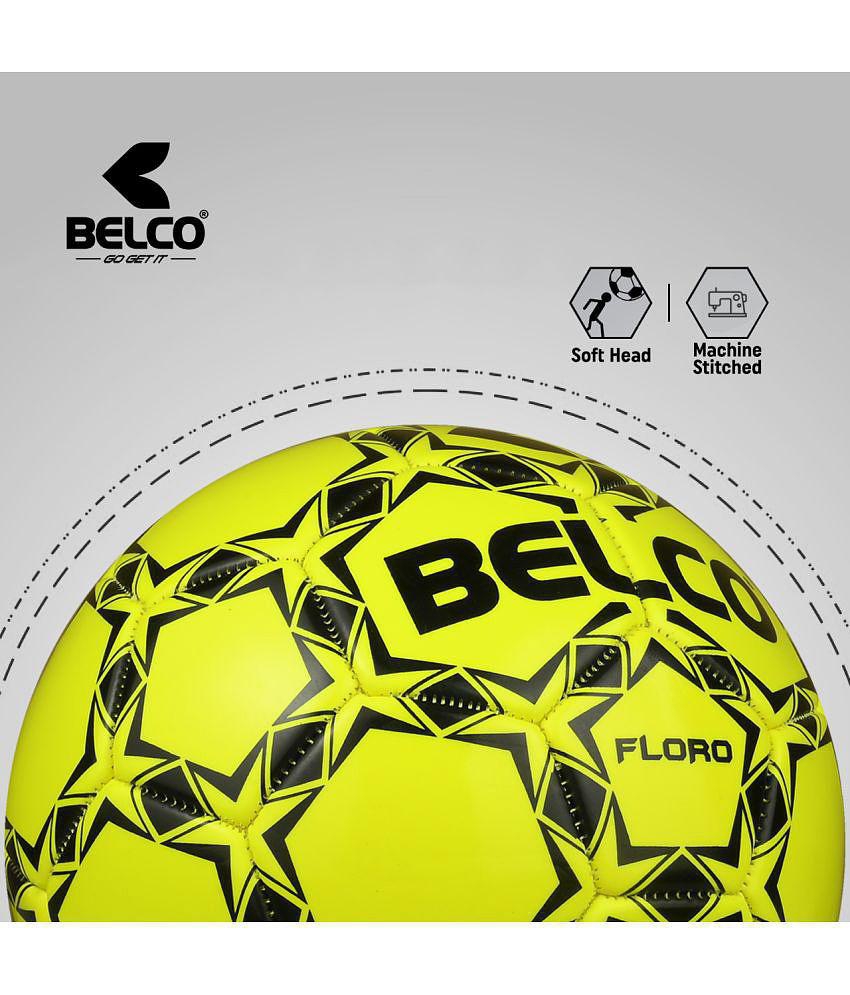 Belco - Yellow PVC Football ( Pack of 1 ) - 5