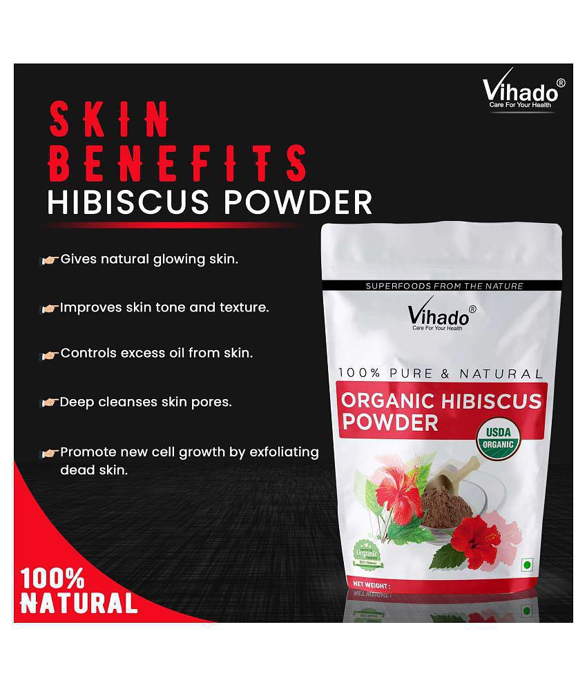 Vihado Hibiscus Flower Powder Hair Scalp Treatment 200 g