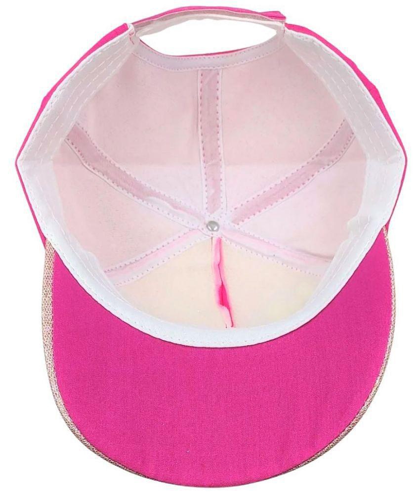 Premium Men Zacharias Girl's Kids Cotton Cap kc-10-Dark-Pink (Pack of 1) (1-4 Years) - None 2025