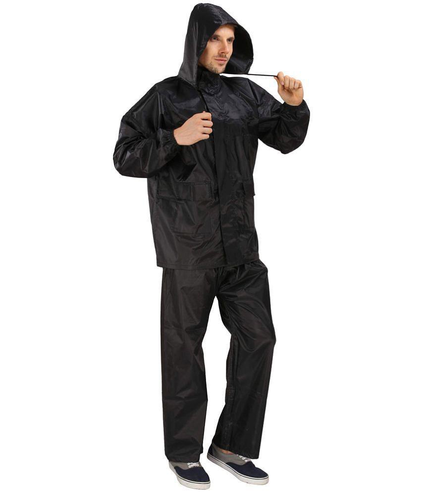 Goodluck Raincoat Set - Black - Black