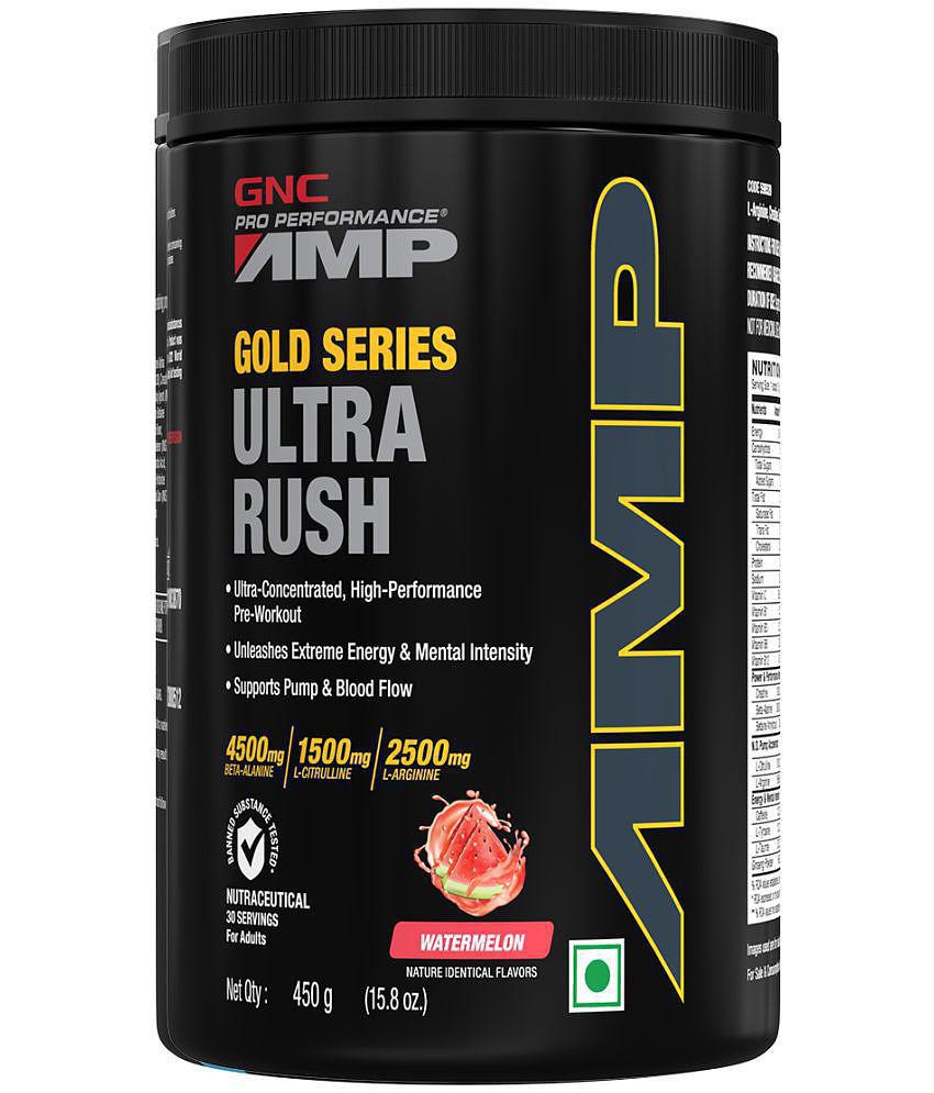 GNC AMP Gold Series Ultra Rush| Watermelon- 450 gm