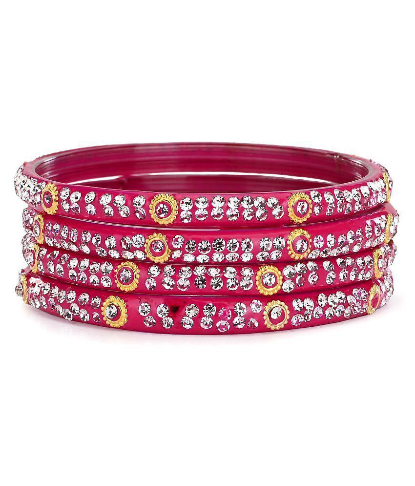 Affordable Men Somil Designer And Attractive Wedding Fancy Glass Bangle Set For Party, Marriage,