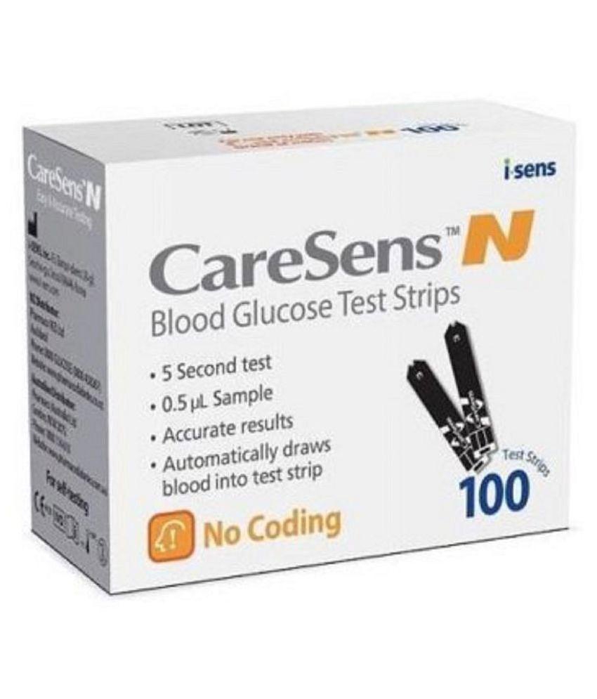 CARESENS N Glucose 100 Test Strips 7-23