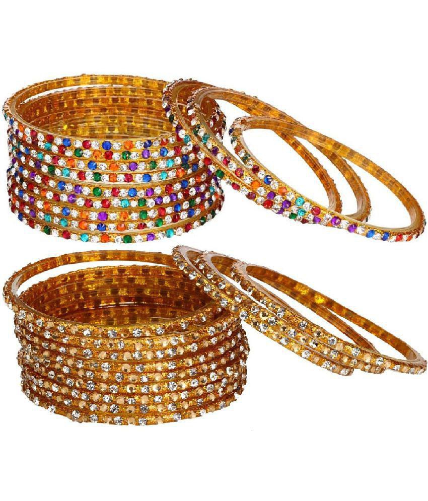Best Men Somil Multicolor Bangle Set ( Pack of 24 ) - None 2025 at ShopCircuit | ONDC
