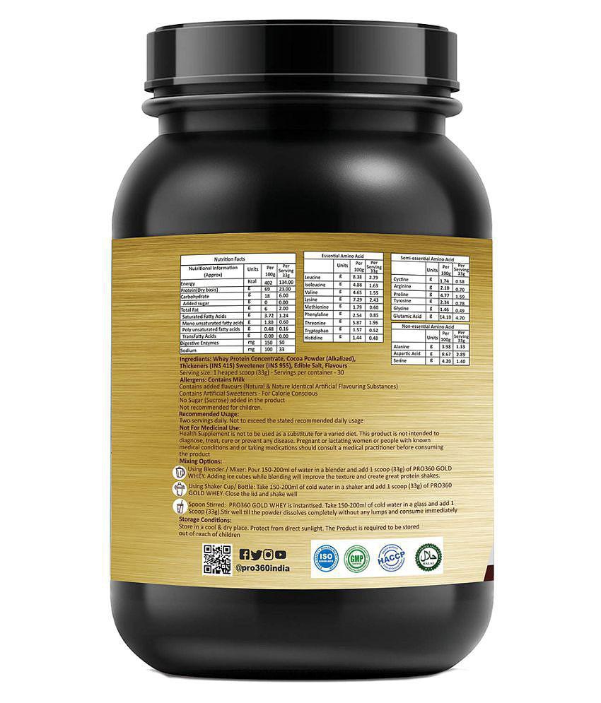 PRO360 Gold Whey Protein 1 kg Concentrate 1 kg