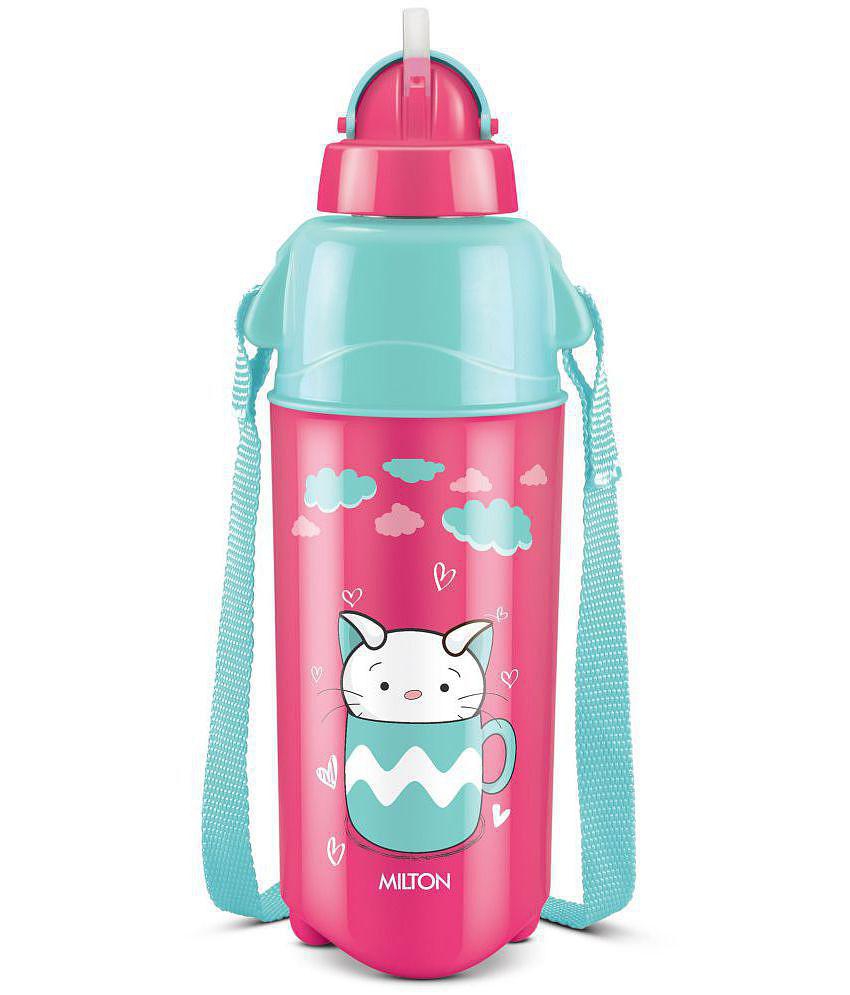 Milton - Kool Trendy 500 Cherry Pink School Water Bottle 490 mL ( Set of 1 ) - Cherry Pink