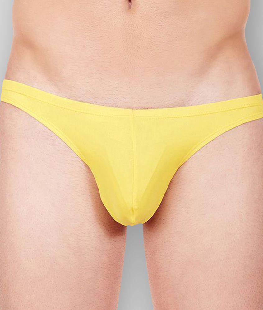 Best Men La Intimo - Yellow Cotton Blend Men's Thongs ( Pack of 1 ) - M 2025 at ShopCircuit | ON