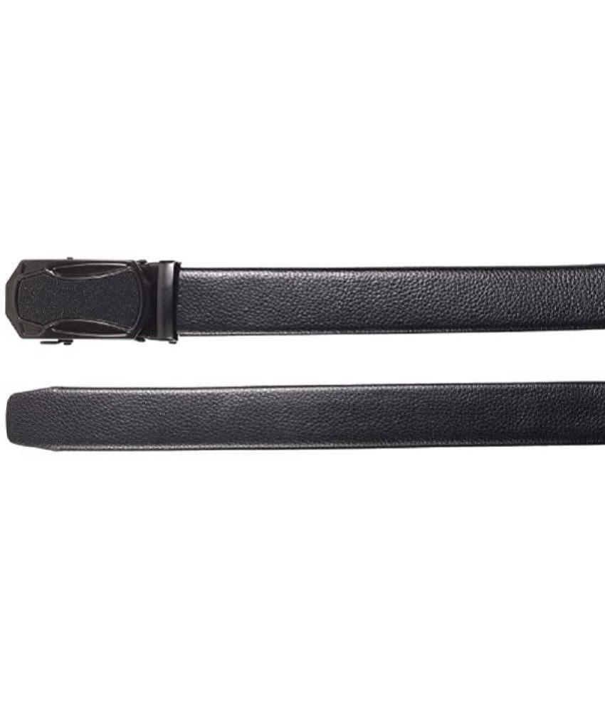 Stylish Men Zacharias - Black Leather Men's Formal Belt ( Pack of 1 ) - None 2025 at ShopCircuit