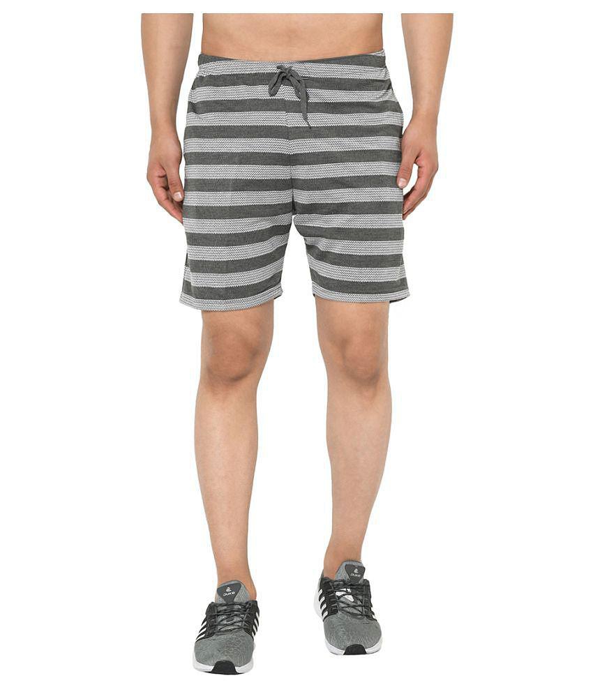 Vimal Jonney Grey Shorts Single - None