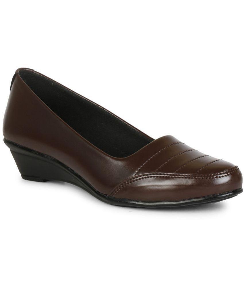 Ishransh - Brown Women's Formal Ballerinas - None