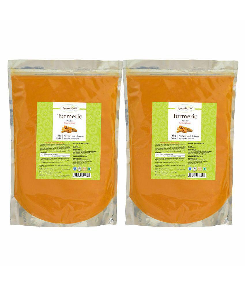 Ayurvedic Life Turmeric Powder 1 kg Pack of 2