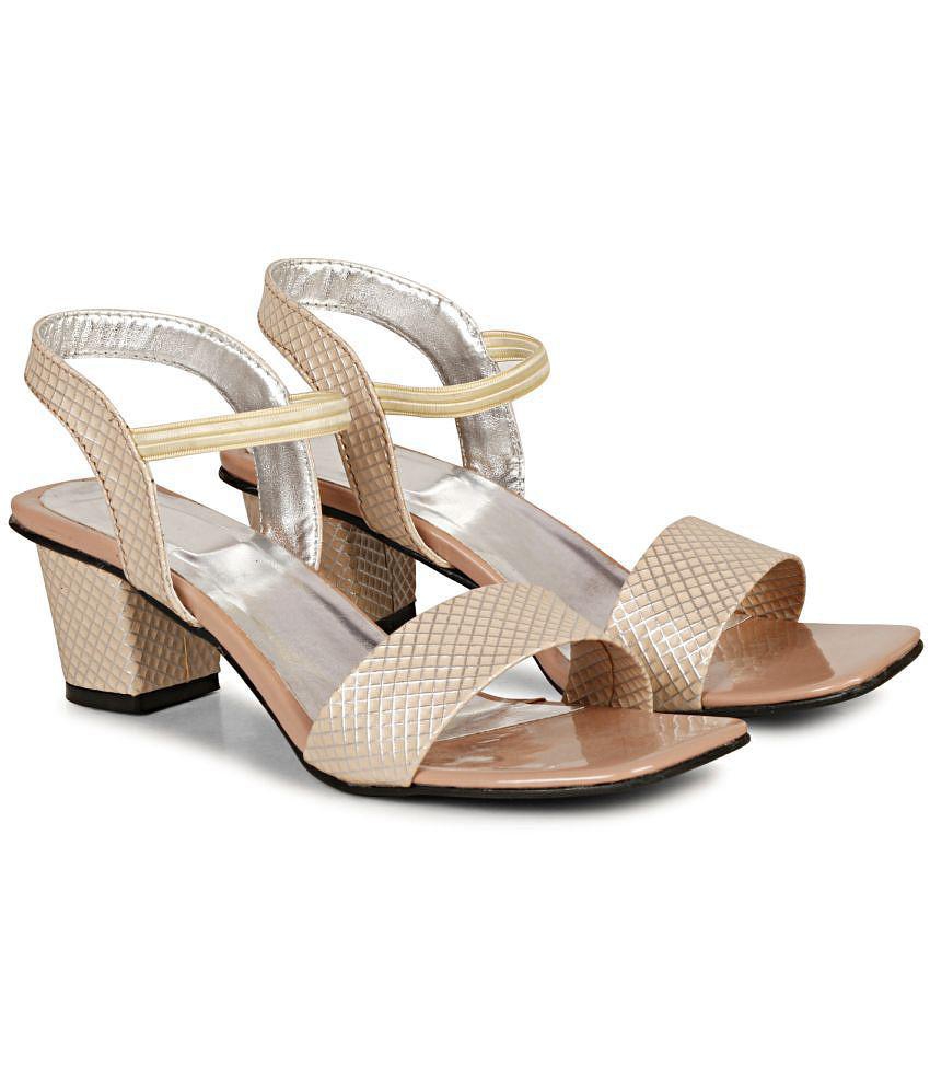 Ishransh - Nude Women's Sandal Heels - None