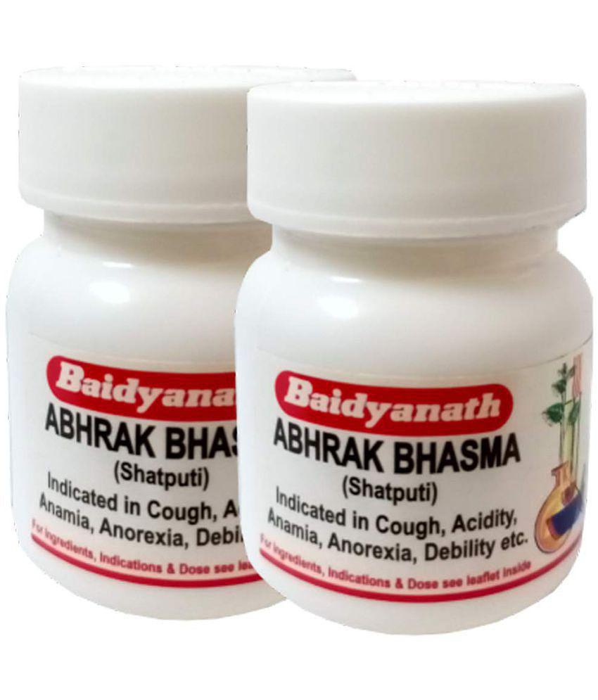 Baidyanath Abhrak Bhasma (Shatputi) Powder 2 gm Pack Of 2