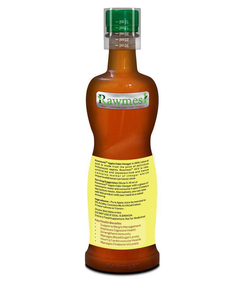 rawmest Apple Cider Vinegar for Healthy Digestion 750 ml Unflavoured