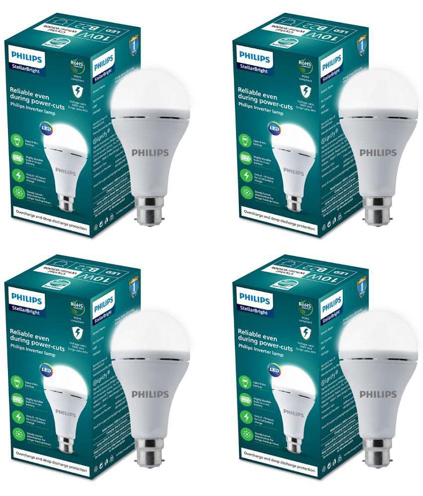 Philips 10w Cool Day light LED Bulb ( Pack of 4 )